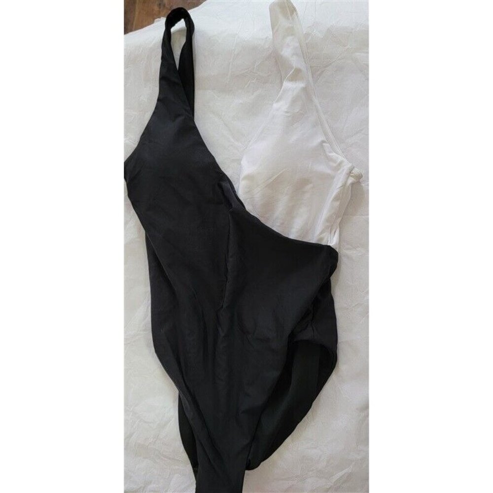 NWOT Basta Surf Anthropology SM Open-Back Plunge 1PC Swimsuit #98746